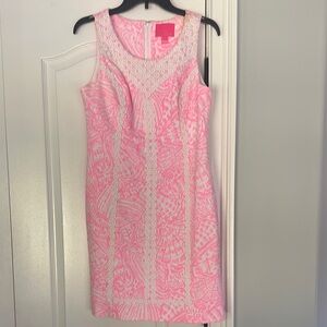Lilly Pulitzer Pink Sleeveless Patterned Dress